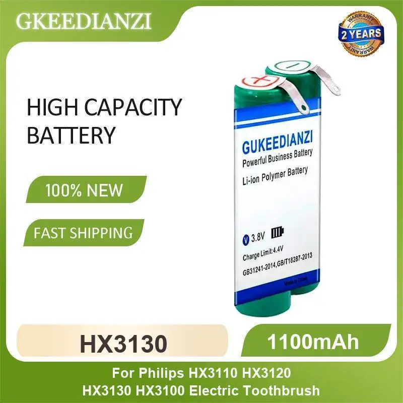 Фото Аккумулятор для Philips HX3110 HX3120 HX3130 HX3100 Sonic HX6970 HX6530 HX6511 HX6320 HX6330 HX6720 HX6710 HX6760 HX9350 HX9360 №2