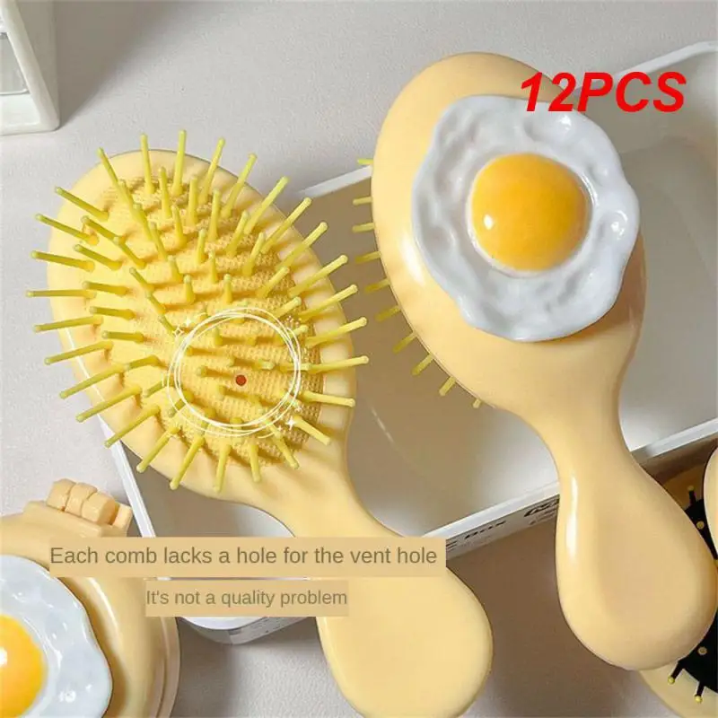 

12PCS Oval Boar Bristle & Nylon Hair Comb Mini Anti-static Hair Scalp Massage Comb Hairbrush Salon Hair Care Brush Styling Tool
