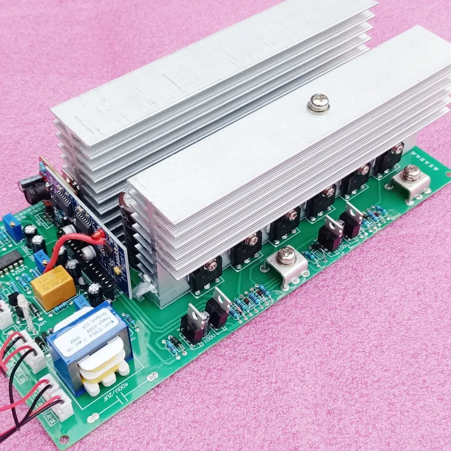 12 large tube sine wave inverter 2000w to 6000w24 to 60v Power supply to 220V main board