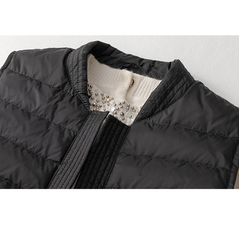 SEDUTMO Autumn Ultra Light Tunic Duck Down Women Vest Fashion Thin  Jackets Waistcoat Autumn Casual Slim Parkas ED1296