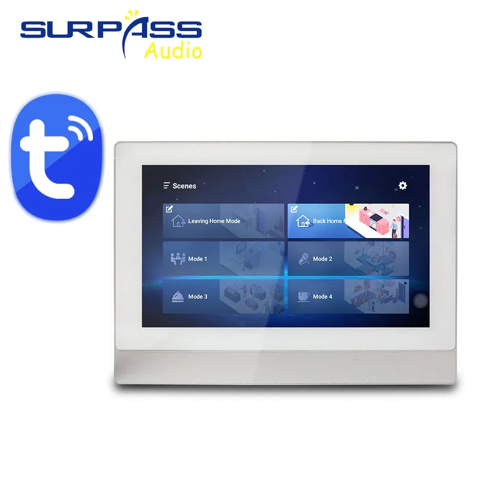 Умный настенный усилитель Wi-Fi с сенсорным экраном TUYA Audio Android 8 1 Bluetooth-совместимый