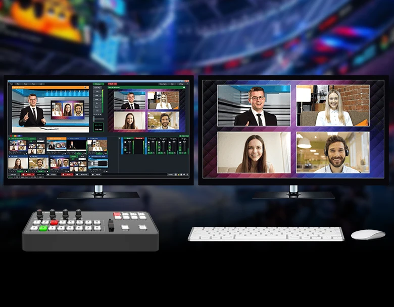 Мини-переключатель TYST Video Vmix панель управления MIDI 2 0 переключатель видеозаписи