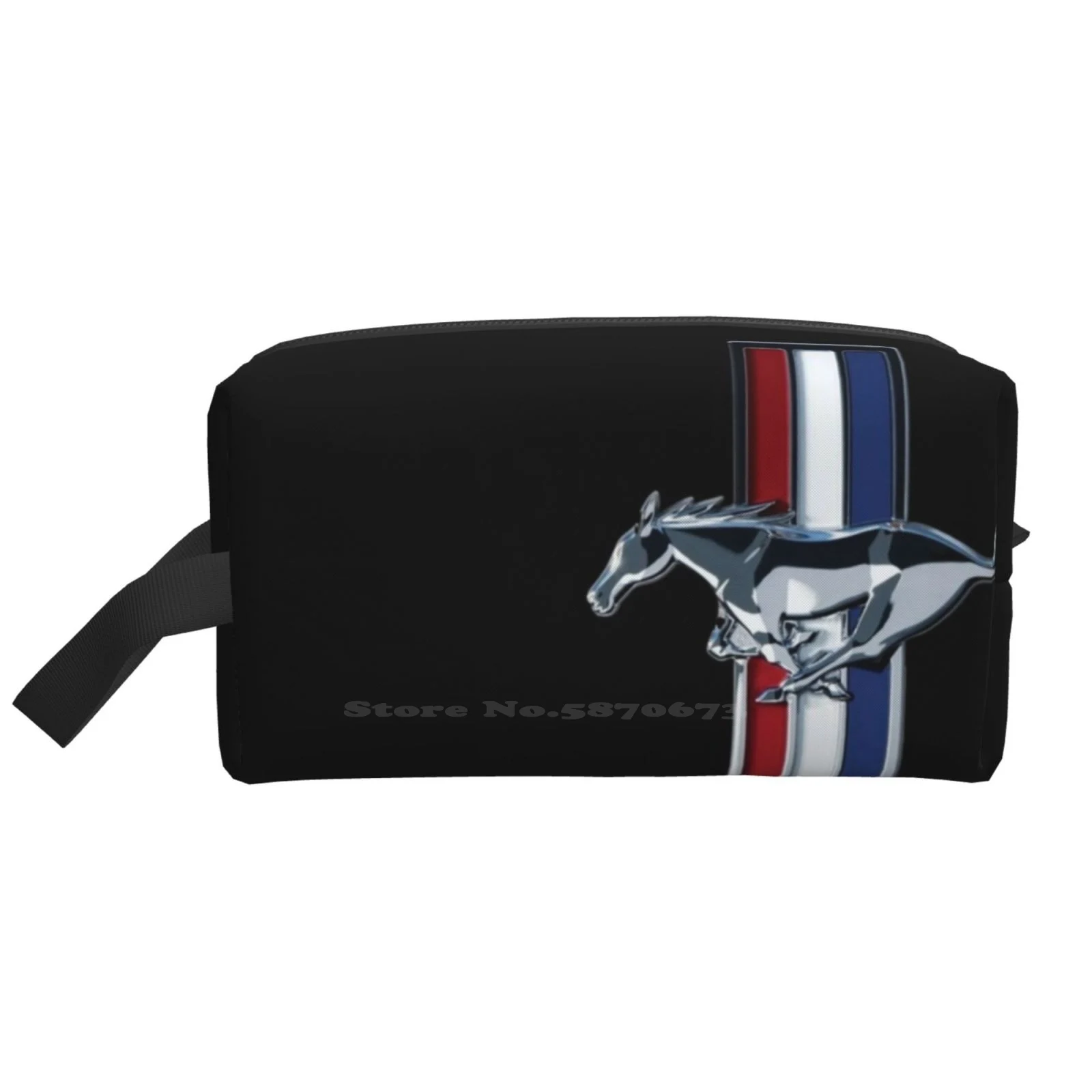 

Ford Mustang Travel Storge Bag Digital Portable Zipper Pen Bags American Muscle Muscle Car Usa America Race Drag Race Power