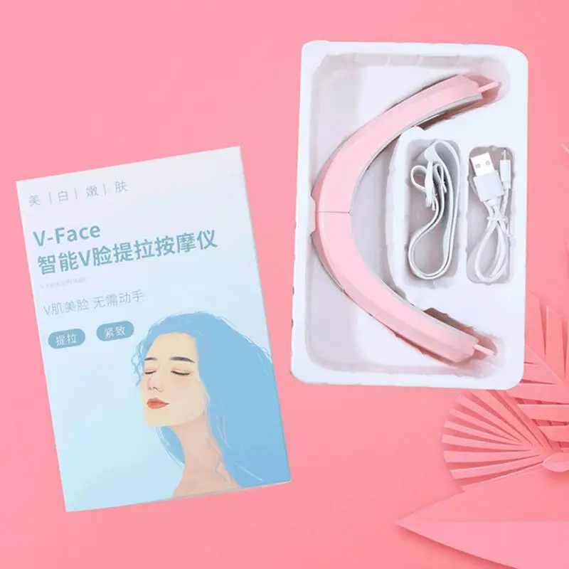 

Electric Face Slimming Instrument V-shaped Facial Beauty Instrument Vibrating Massager Double Chin Reducer Facial Lifter