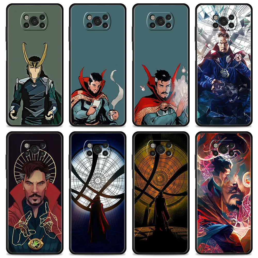 Чехол Marvel Loki Doctor странная Wanda для Xiaomi Poco X3 X4 NFC M3 M4 Pro чехол Mi 12 12X 11 10T Note 10 A2 Lite 5G 9 SE 9T |