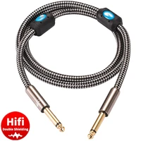 14 inch ts mono 6 35mm male to male hifi audio cable for amp mixer instrument guitar ofc unbalanced interconnect cords 1m 2m 3m