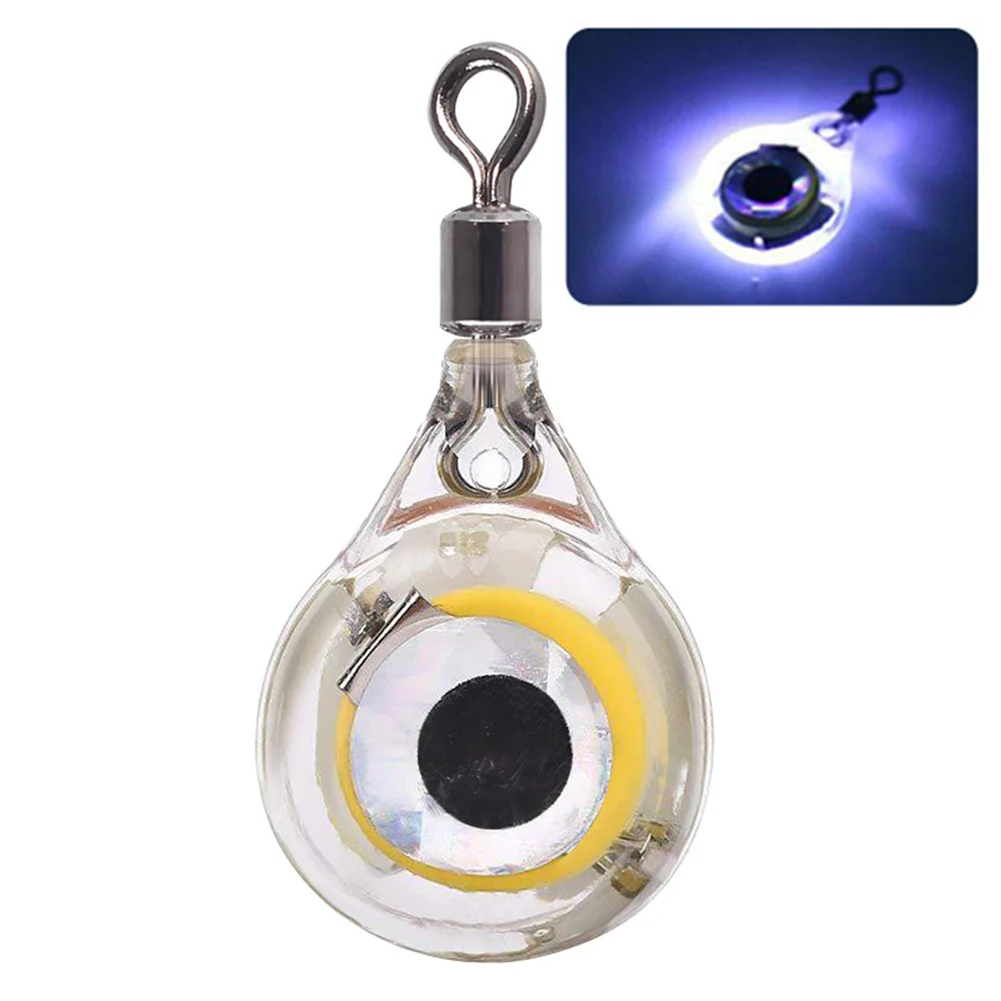 

Eye Shape Fishing Lure Light 1Pcs 2.5*1.5cm For Attracting Fish LED Underwater Plastic Waterproof Hot Sale Durable And Practical
