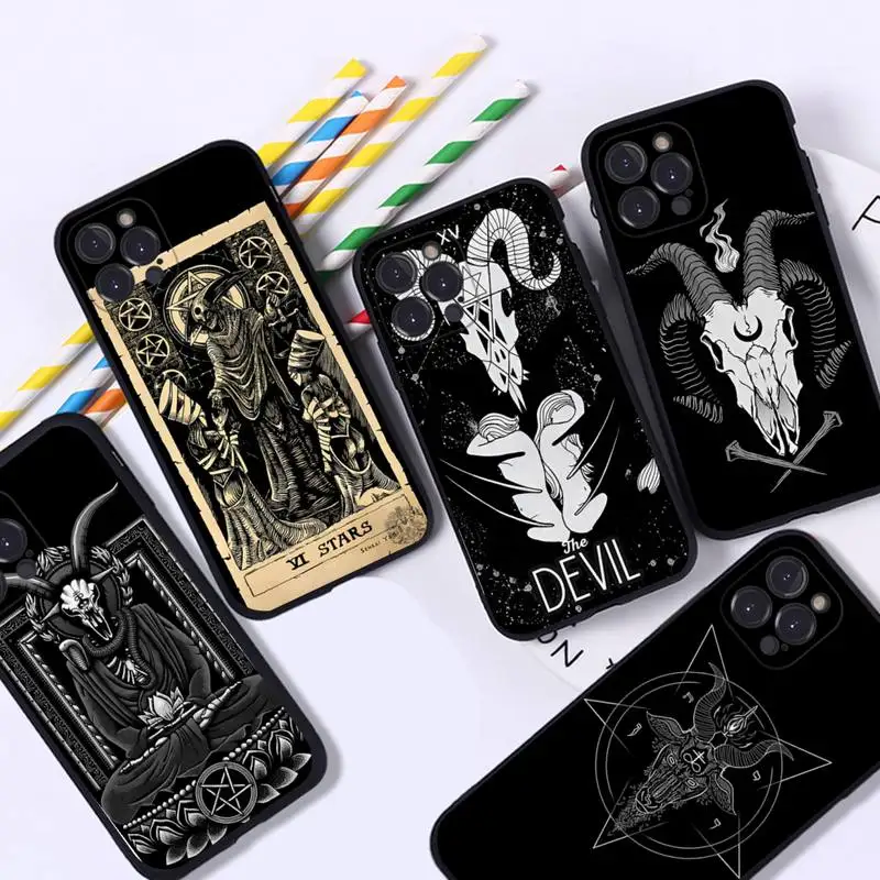 

Devil Satan Phone Case For iPhone 14 11 12 13 Mini Pro XS Max Cover 6 7 8 Plus X XR SE 2020 Funda Shell