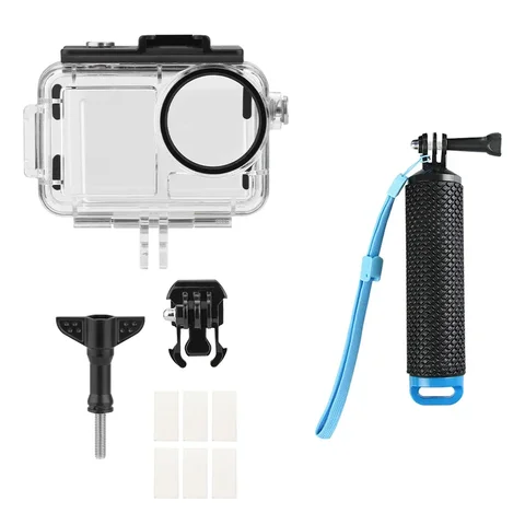BRDRC 60m Custodia impermeabile per DJI Osmo Azione 5 Pro/4 Copertina di alloggiamento subacqueo Copertina di protezione fotografica Accessorizzazione fotografica