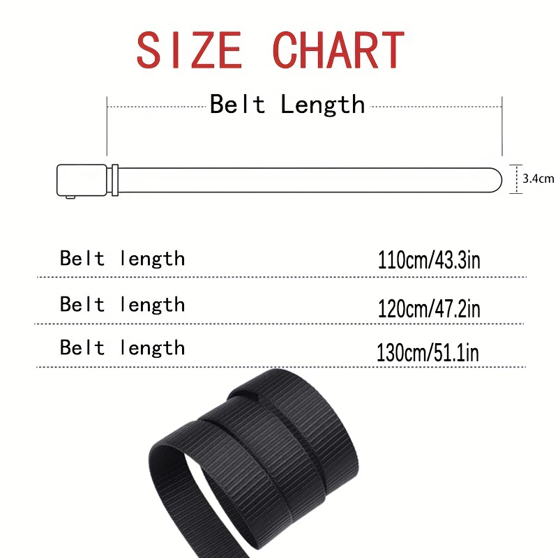 Универсальный Нейлоновый Холщовый Ремень С Автоматической Пряжкой