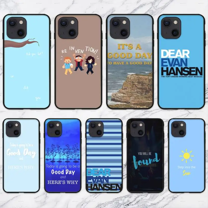 Dear Evan Hansen  Phone Case For iPhone 11 12 Mini 13 14 Pro XS Max X 8 7 6s Plus 5 SE XR Shell