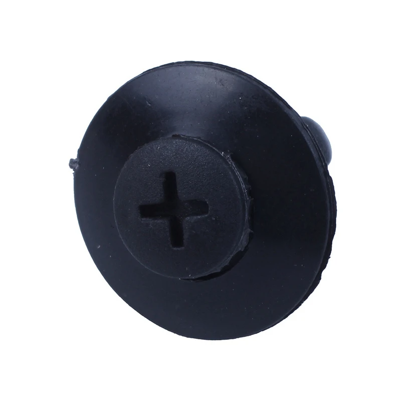 100 шт. пластиковые заклепки для бампера и крыла зажим двери отверстие 8 мм черный