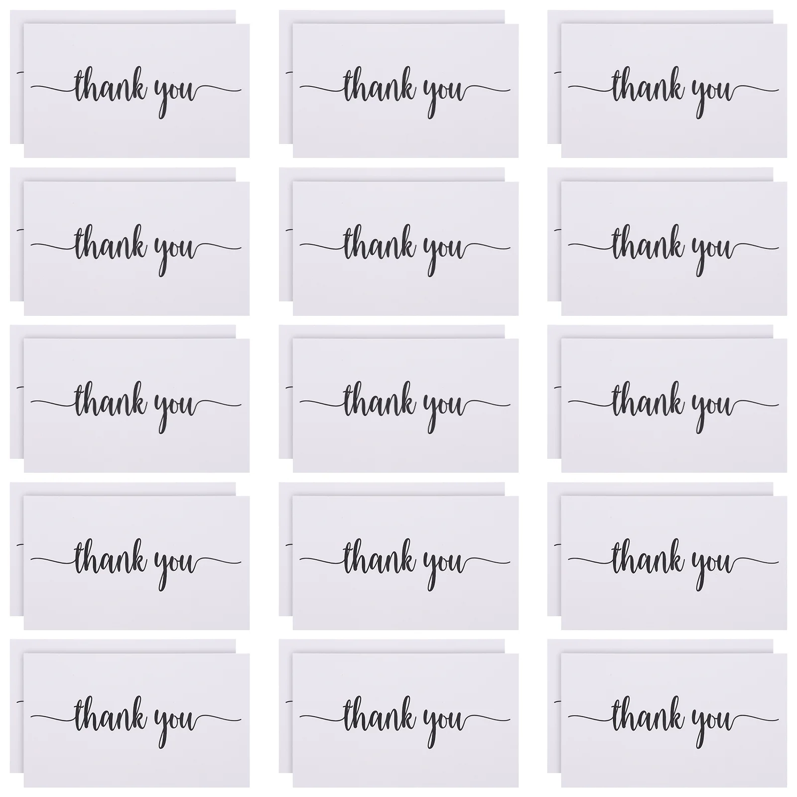 

150 Pcs Wedding Favors Baby Shower Thank You Cards Business Cards Appreciation Cards Mini Thank You Cards Invitation Cards