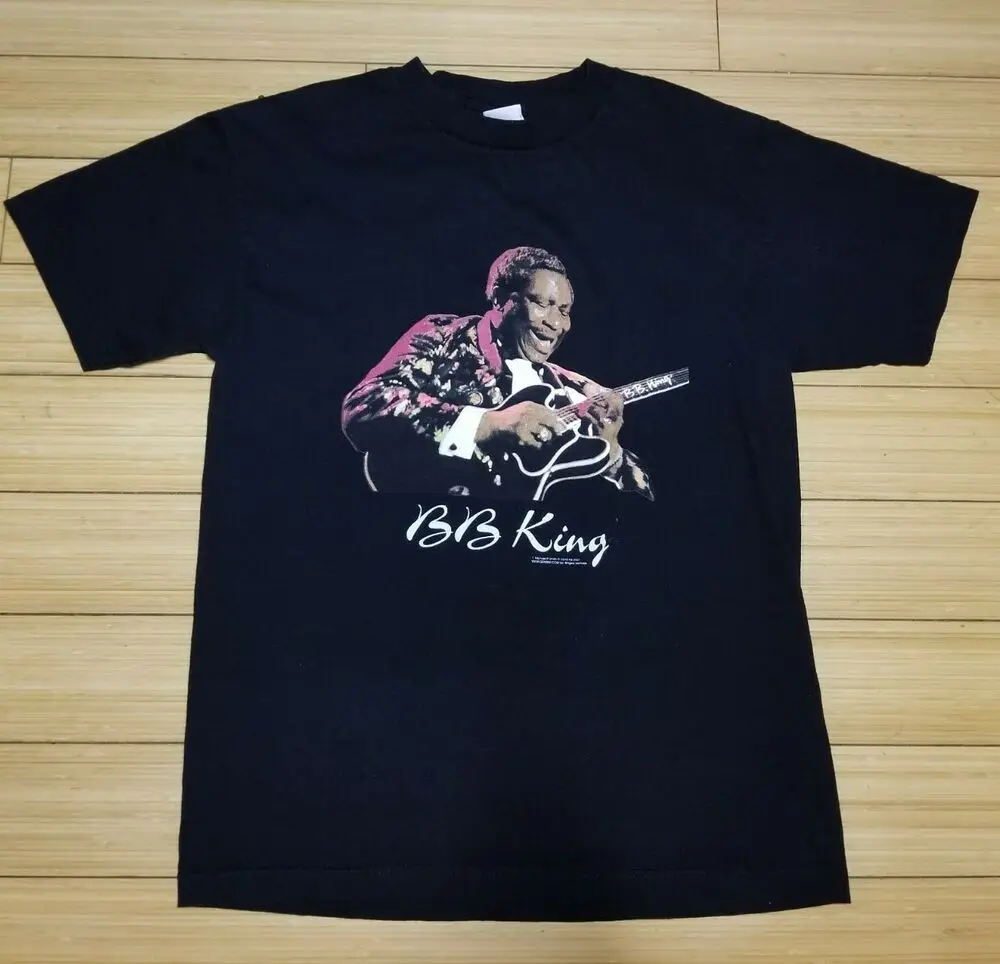 Винтажная Футболка BB King средней длины 2001 рок блюз джаз гитара редкая Бесплатная