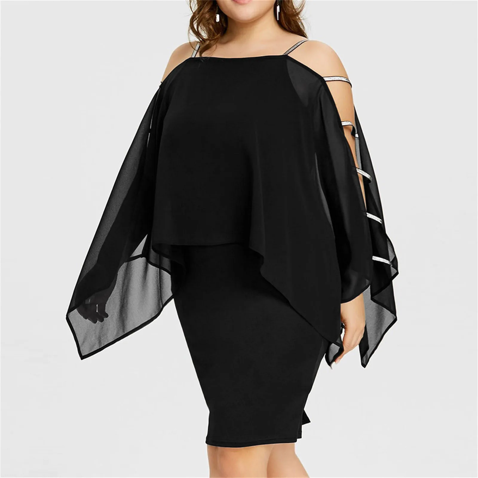 

Summer V Neck Dresses for Women Women Wedding Guest Lace Swing Dress Retro High Low Cold Shoulder Dresses for Women