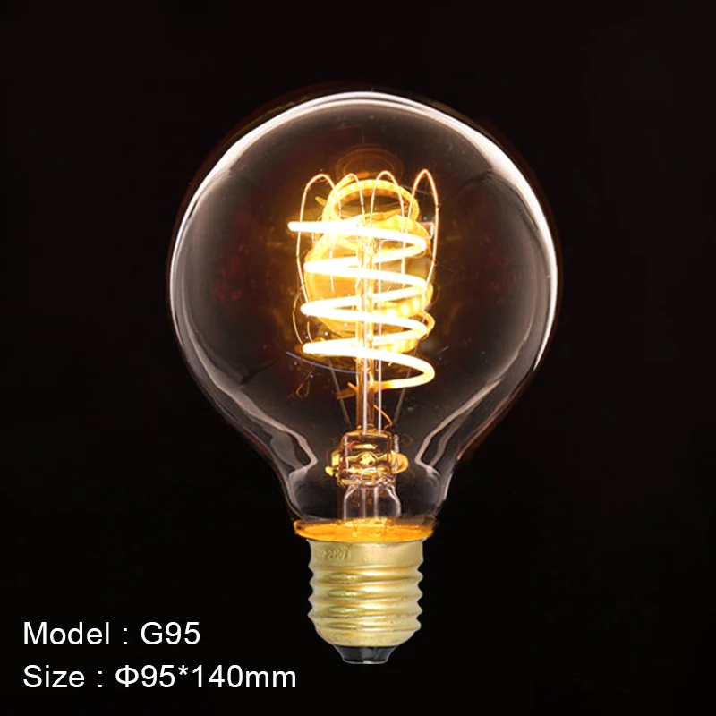 

Светодиодная лампа YNL Эдисон теплый белый E27 3-4Вт