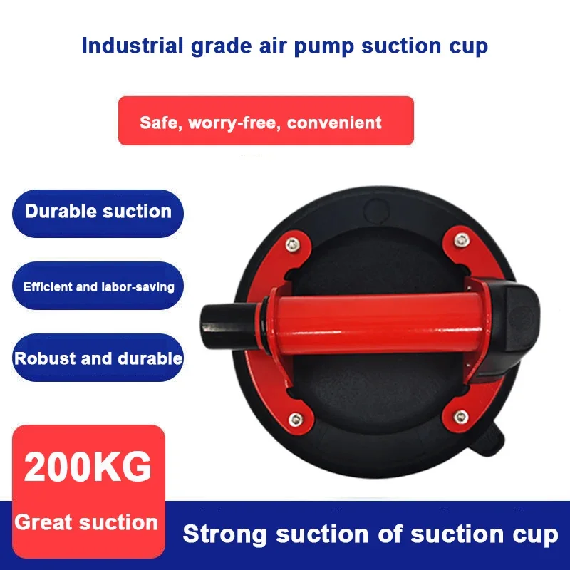 Вакуумная присоска для стекла подъемник плитки 8 дюймов ручной насос и гранита 1