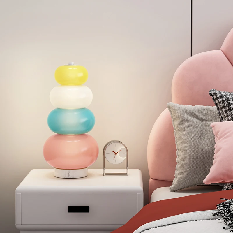 Креативная светодиодная настольная лампа Candy String Rainbow детская комната для