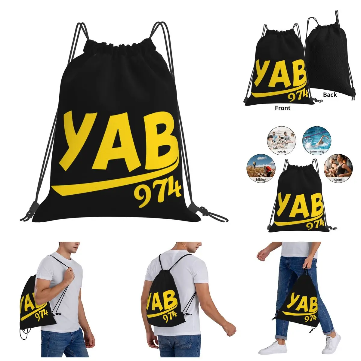 

Drawstring Bags Gym Bag Yab 974 Reunion Islandby B Buzz Backpack Funny Geek Top Quality Rucksack