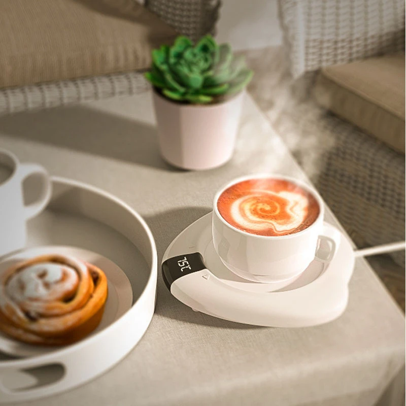 

Electric Cup to Heat Coffee Bowl Heater Usb Heating Mug Warmer Home Appliance Kitchen Appliances Coasters Tea Cups Maker Hot Pot