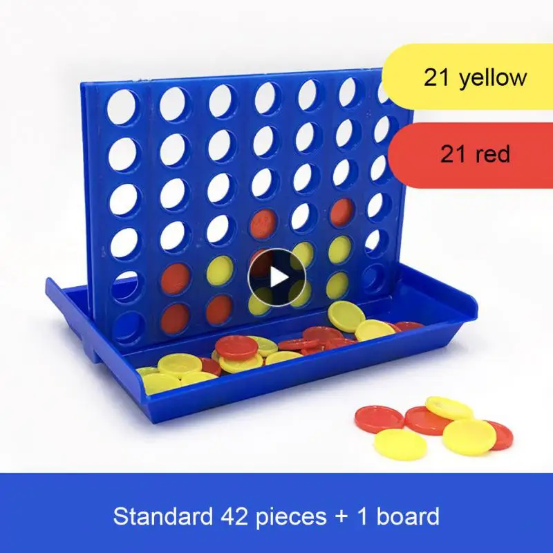 

Connect 4 In A Line Board Game Kids Educational Toys Family Travel Fun Board Game Line Up Row Board Puzzle Toys Classic Games