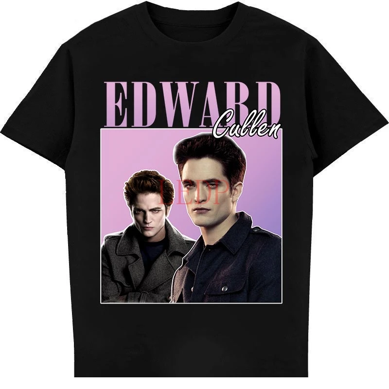 

Edward Cullen Vintage 90's Tee Twilight Saga Fan Made Tee Robert Pattinson Fan Tee