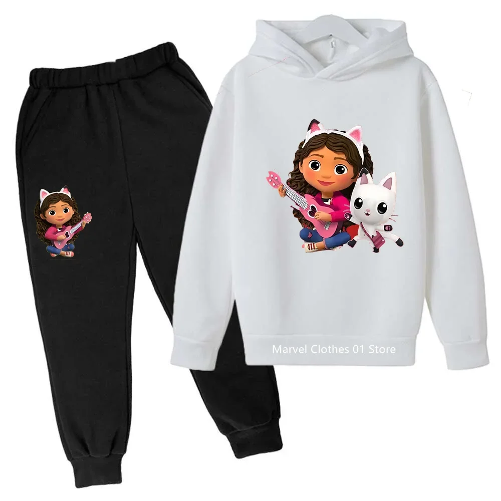 Kids Gabbys Doll House Hoodie Girls Clothes Mirabel Hoodies Pants 2pcs Sets Cute Children Costume Tracksuits
