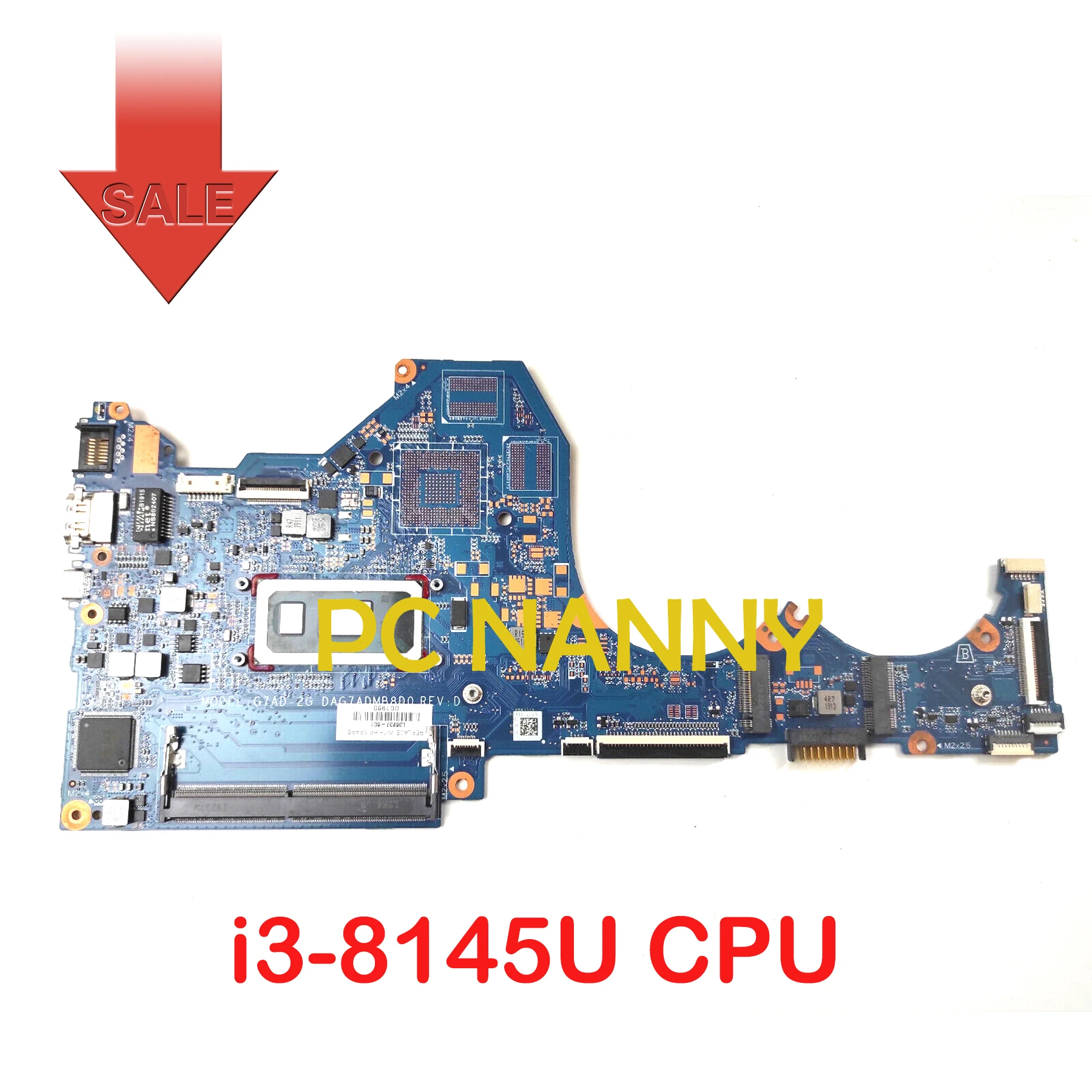 

PCNANNY для ноутбука HP Pavilion 14-CE, материнская плата Intel Core i3-8145U, системная плата DAG7ADMB8D0
