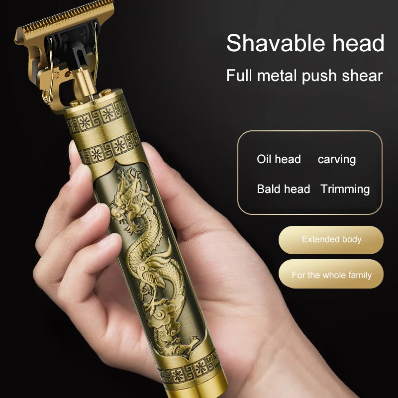 

Hair Clipper Barber Accesories Cordless Men's Electric Shaver Fader Hair Trimmer Machine Chargeable Cutting Shaving Professional