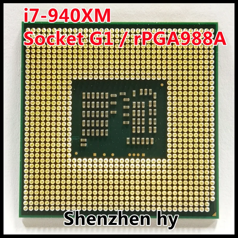 

i7-940XM i7 940XM SLBSC 2.1 GHz Quad-Core Eight-Thread CPU Processor 8M 55W Socket G1 / rPGA988A