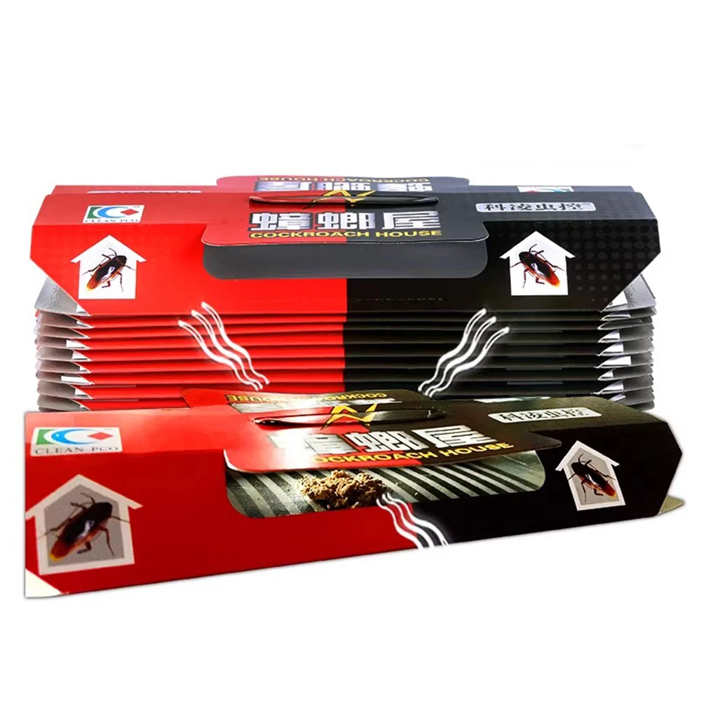 Клейкая ловушка для тараканов 10 шт. приманка уничтожения наклейка