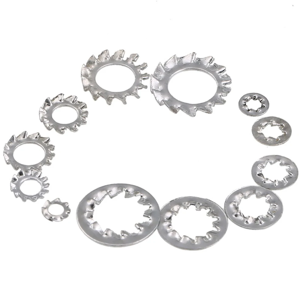 

Internal * External Serrated Tooth Shakeproof Lock Washers - Bright Zinc Plated M3-M10