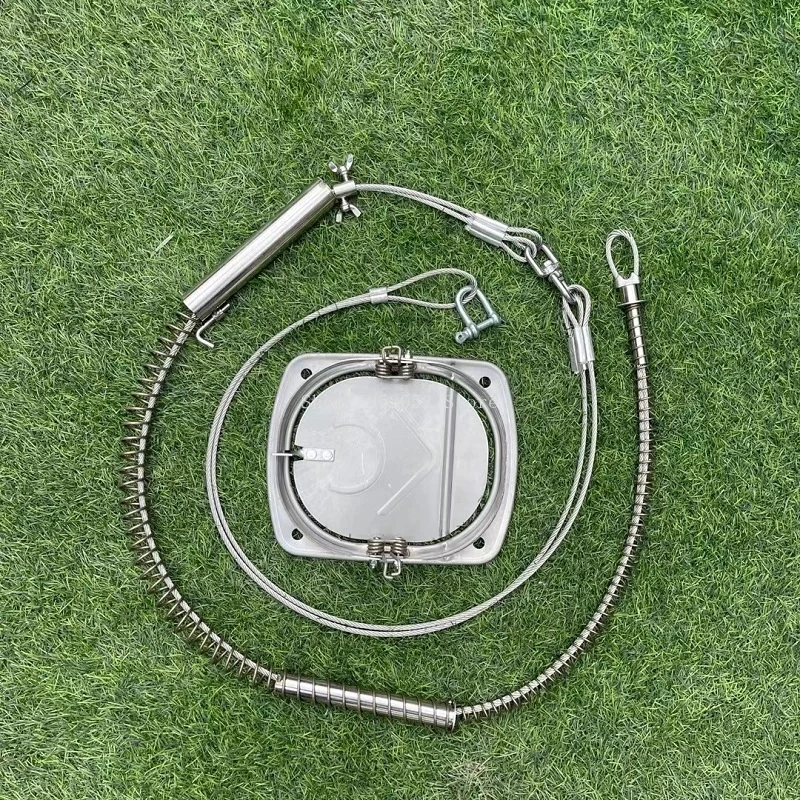 

2 Section Dual Wire Spring Clips for Boar, Bear, Pig, Beaver, Wolf, Otter, Pass, Rodent Trap, Safety, Hunting Supplies 1 pcs