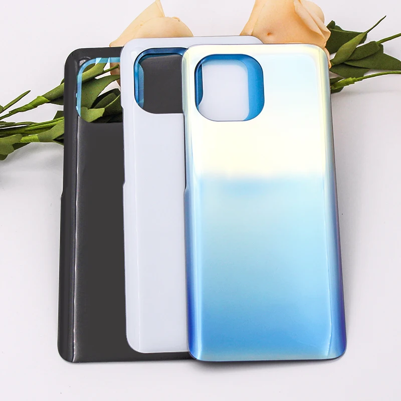 

10 шт. для Xiaomi Mi 11 M2011K2C M2011K2G задняя крышка для батареи 3D стеклянная панель Mi11 задняя дверь корпус для батареи Клей Замена