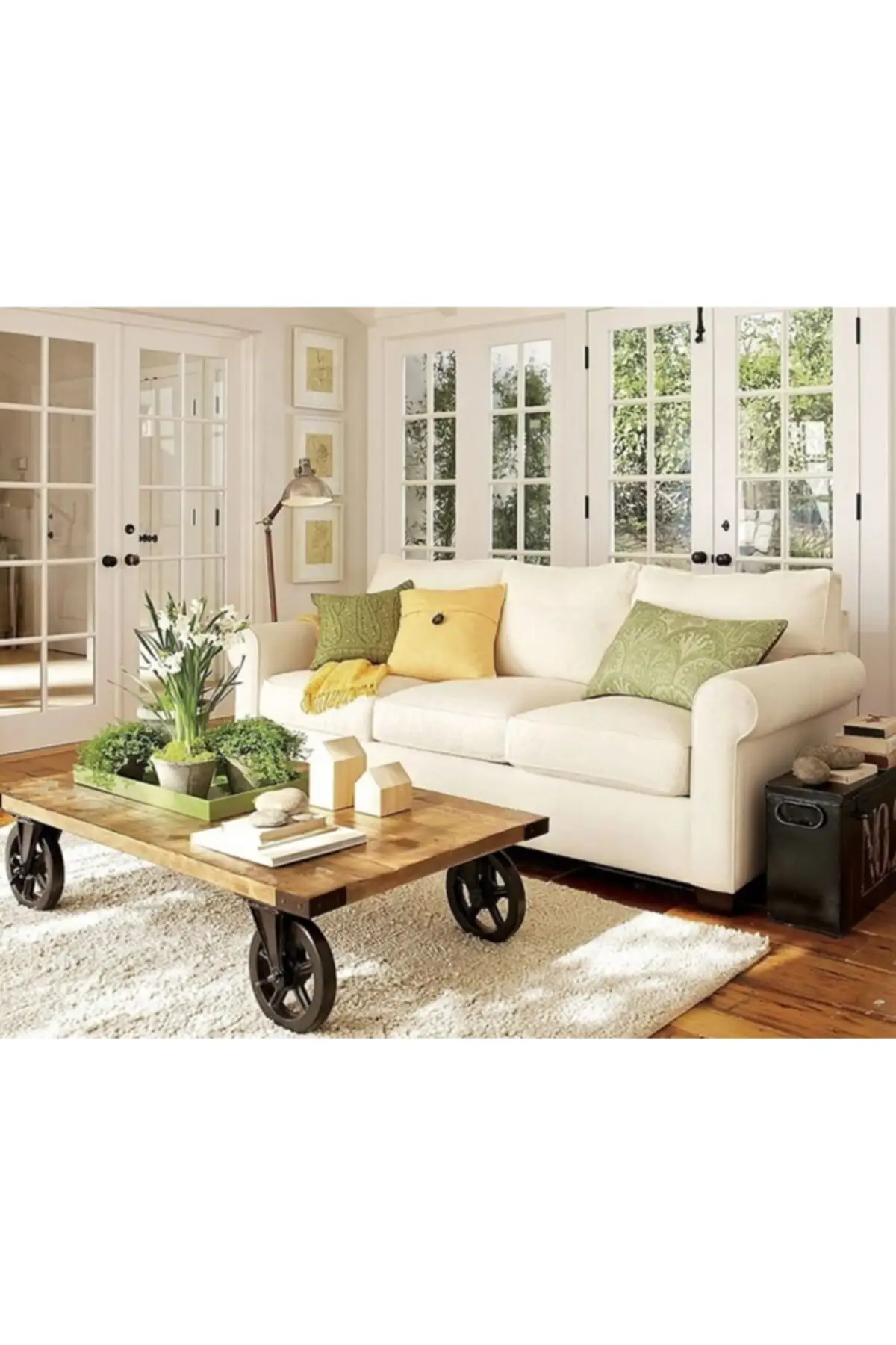 

Modern A PLUSHomedit Wheel Medium Coffee table Wood Design coffe table