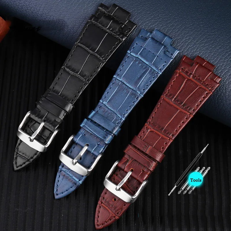 12 мм кожаный ремешок для часов из нержавеющей стали Tissot PRX Series Super Player T137.407