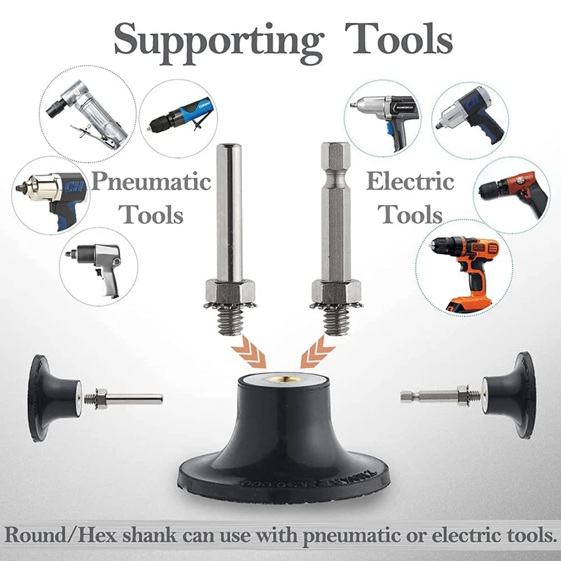 2-дюймовые рулонный замок откидные диски с держателем для шлифовальной машины