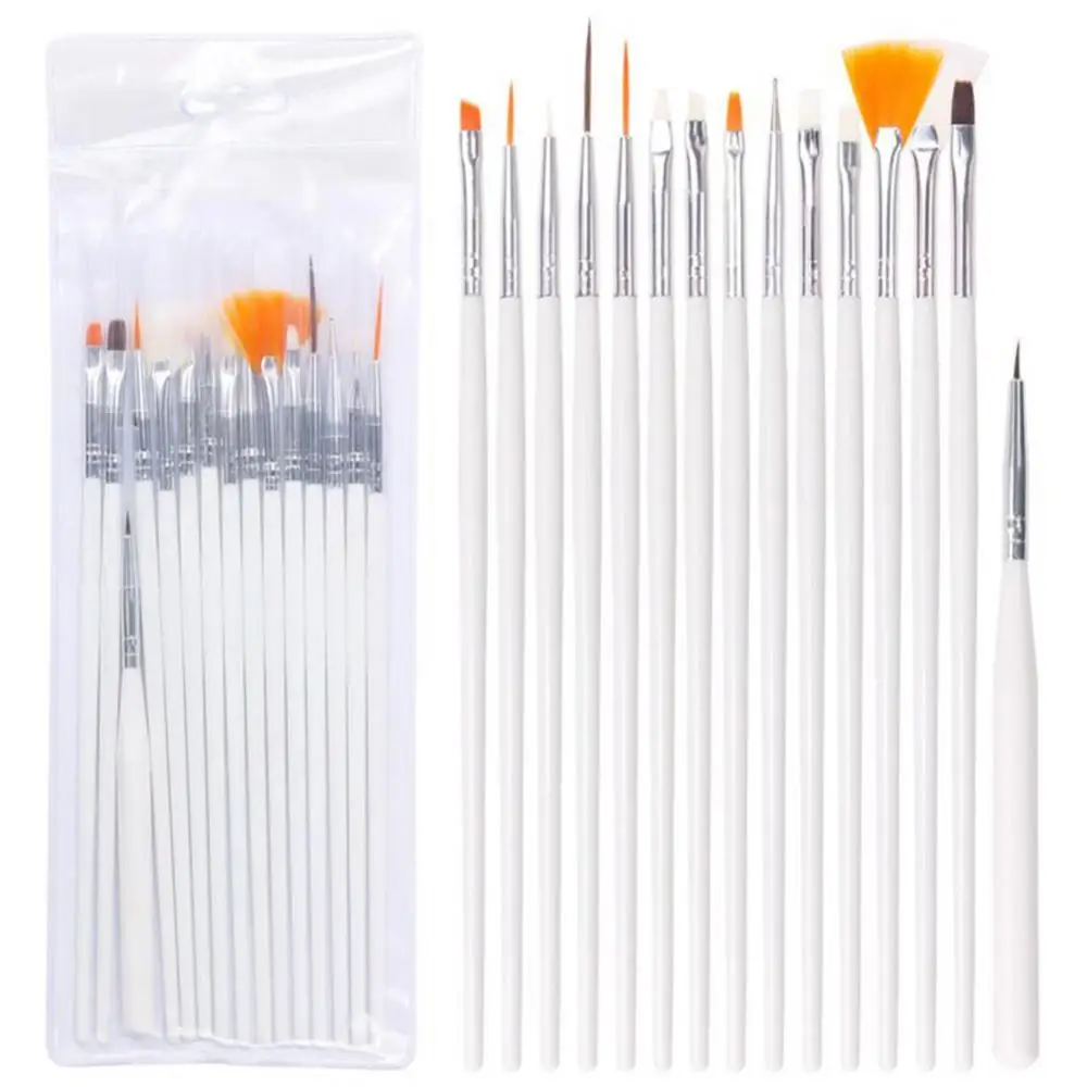 

Nail Decoration Nail Art 15Pcs/Set Set Pro Drawing Dotting Polish Makeup Pen Brushes Manicure Salon Kits Tools