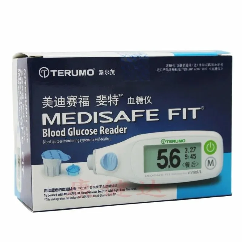 Фото Terumo Medisafe Fit уровень глюкозы в крови Reader FIT Meidi Saifu, импортированный из Японии Измеритель уровня глюкозы в крови для диабета №2