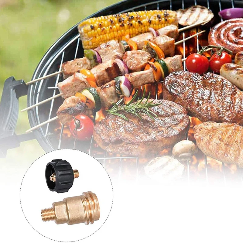 QCC1 Acme гаечная гайка адаптер для пропанового газа латунь быстрое соединение