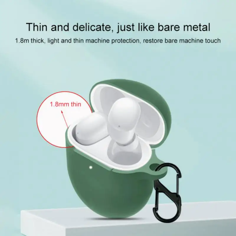 

Earbuds Accessories Dust-proof Protective Cases Perfect Fit Protective Shell For Redmi Buds 4 Earbuds Shockproof Silicone