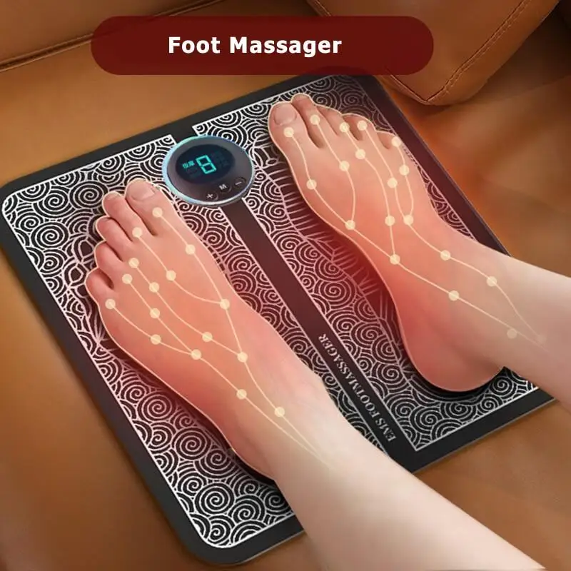 

Electric EMS Foot Massager Mat Health Care Tens Fisioterapia Massage Muscle Terapia Pes Massageador Muscular Salud Fisica R U9V4