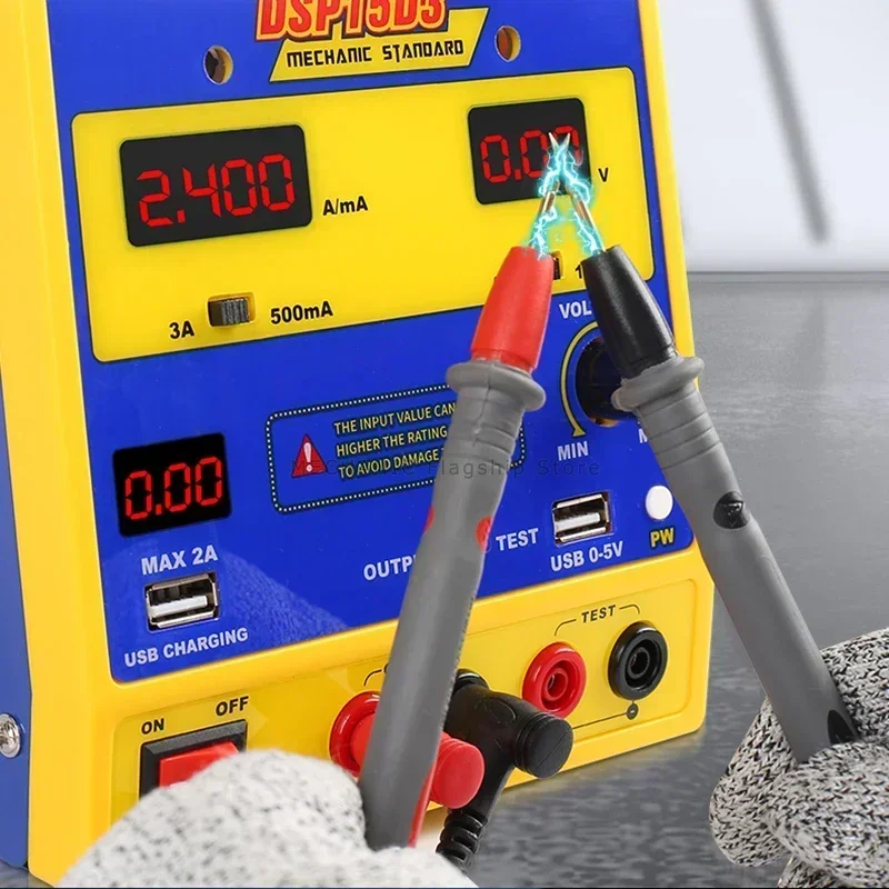 Источник питания постоянного тока MECHANIC DSP15D5 15 в 5 А двойная стрелка умный блок с