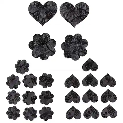 1 Pair Breast Sticker Women Invisible Sexy Lace Breast Lift Tape Overlays on Bra Nipple Stickers Bra Nipple Covers Accessories