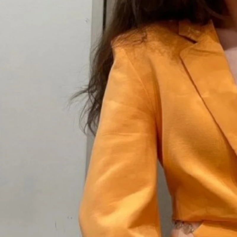 

2023 Spring and Summer Suit Collar Long Women Sleeves Open Waist Dress