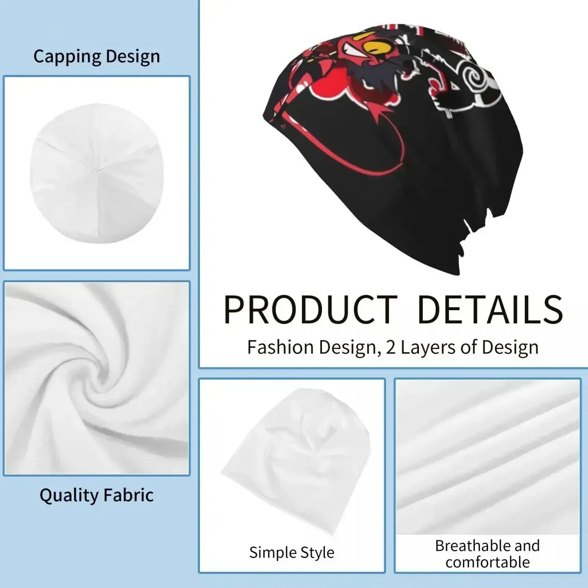 Helluva Boss Millie для мужчин и женщин шапки взрослых вязаная шапка теплая в стиле