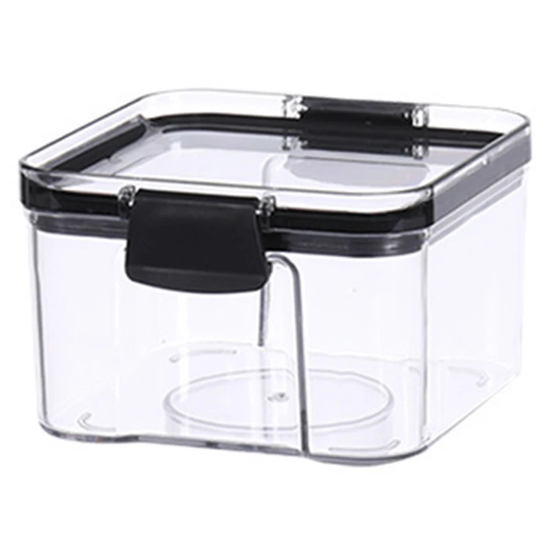 

Food Storage Container Plastic Kitchen Refrigerator Noodle Box Multigrain Storage Tank Transparent Sealed Cans-400Ml