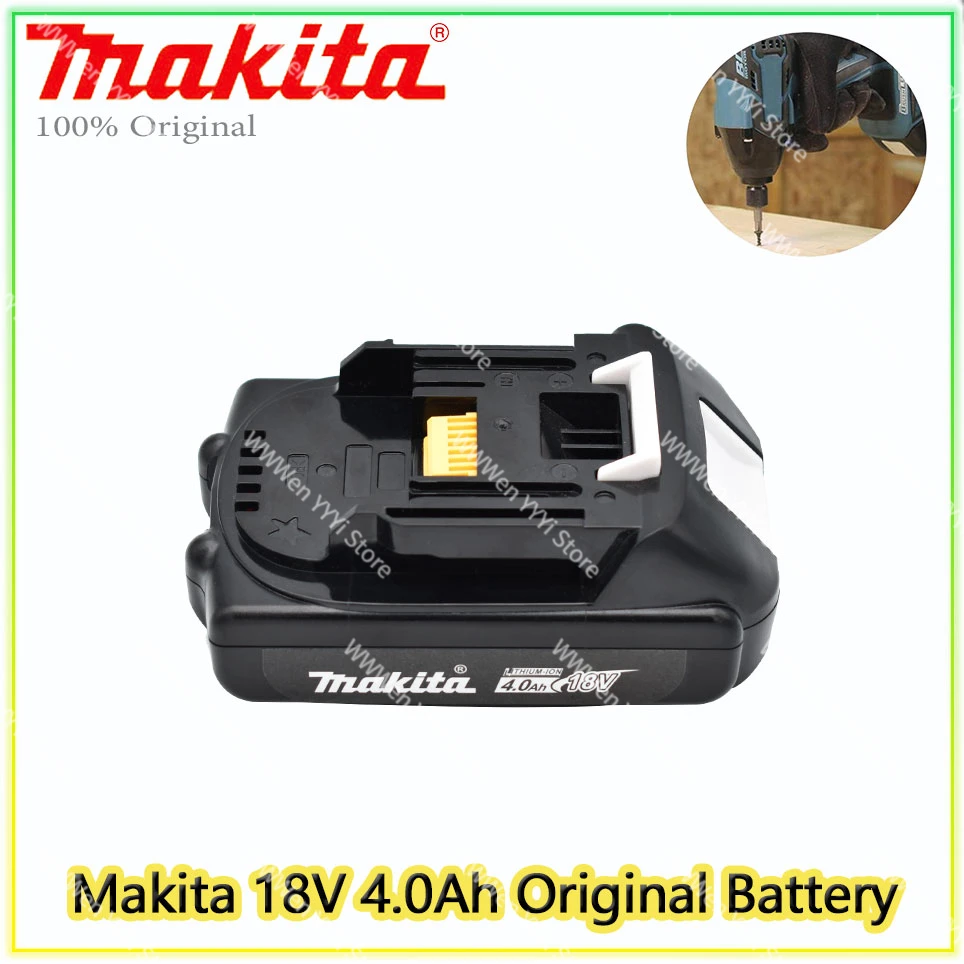 

18V Makita Original 4.0Ah BL1815 Rechargeable Li-Ion Battery For BL1830 BL1860 BL1840 194205-3 Replacement Power Tools Battery
