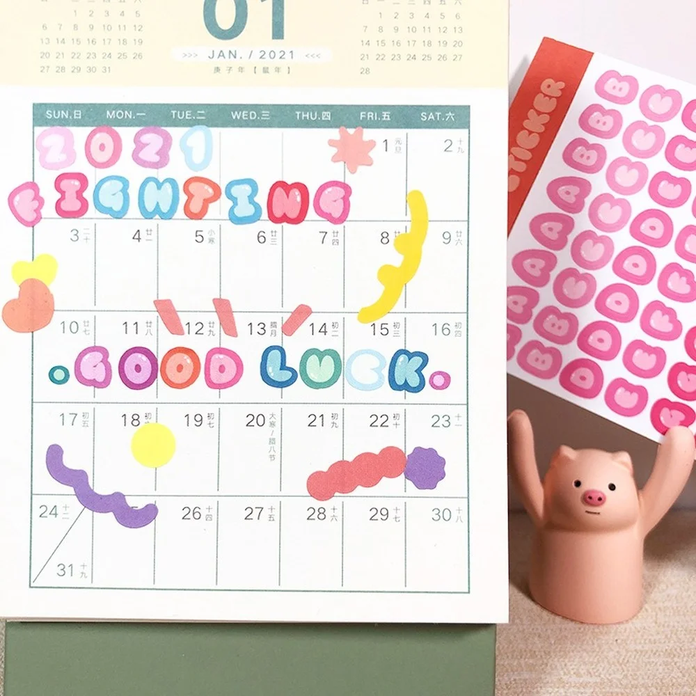 Наклейки с буквами алфавита самоклеящиеся водонепроницаемые