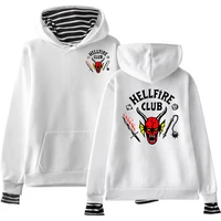 black white stripes sweatshirts hellfire club hoodies oversized sweatshirt harajuku fake two pieces clothes y2k pullovers